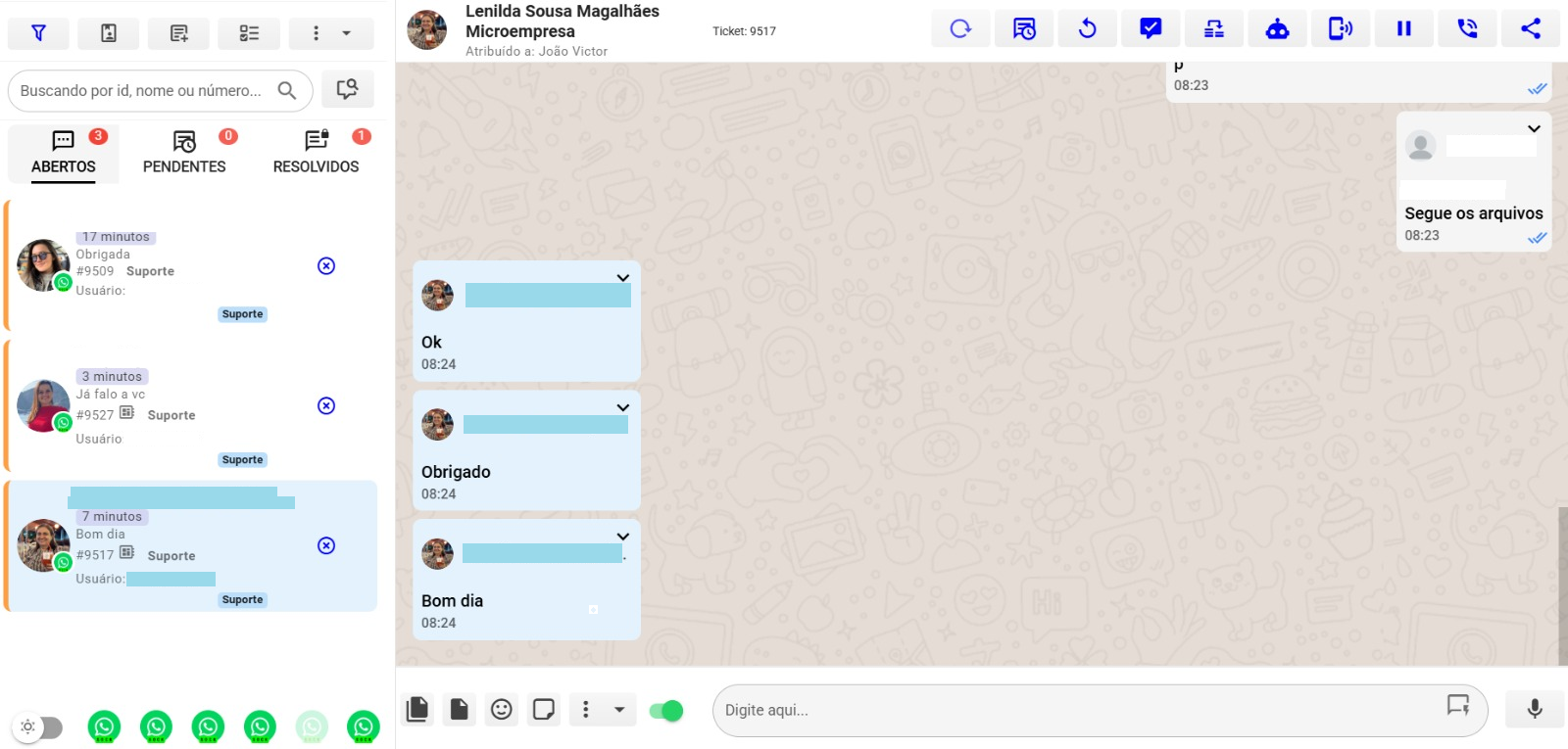 Demonstração de Disparo em Massa